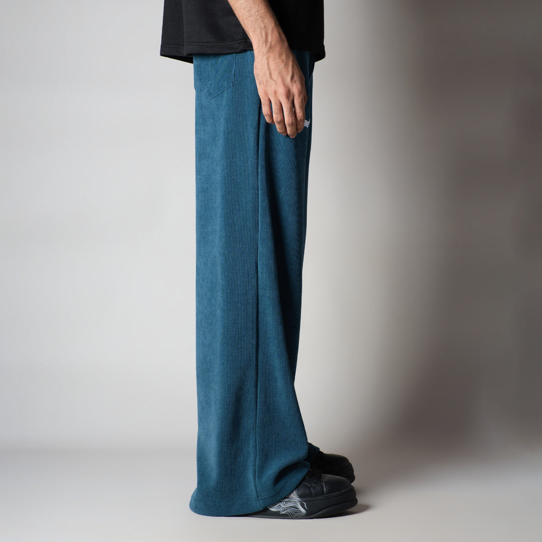 BLUE KNITDRIP SWEATPANTS