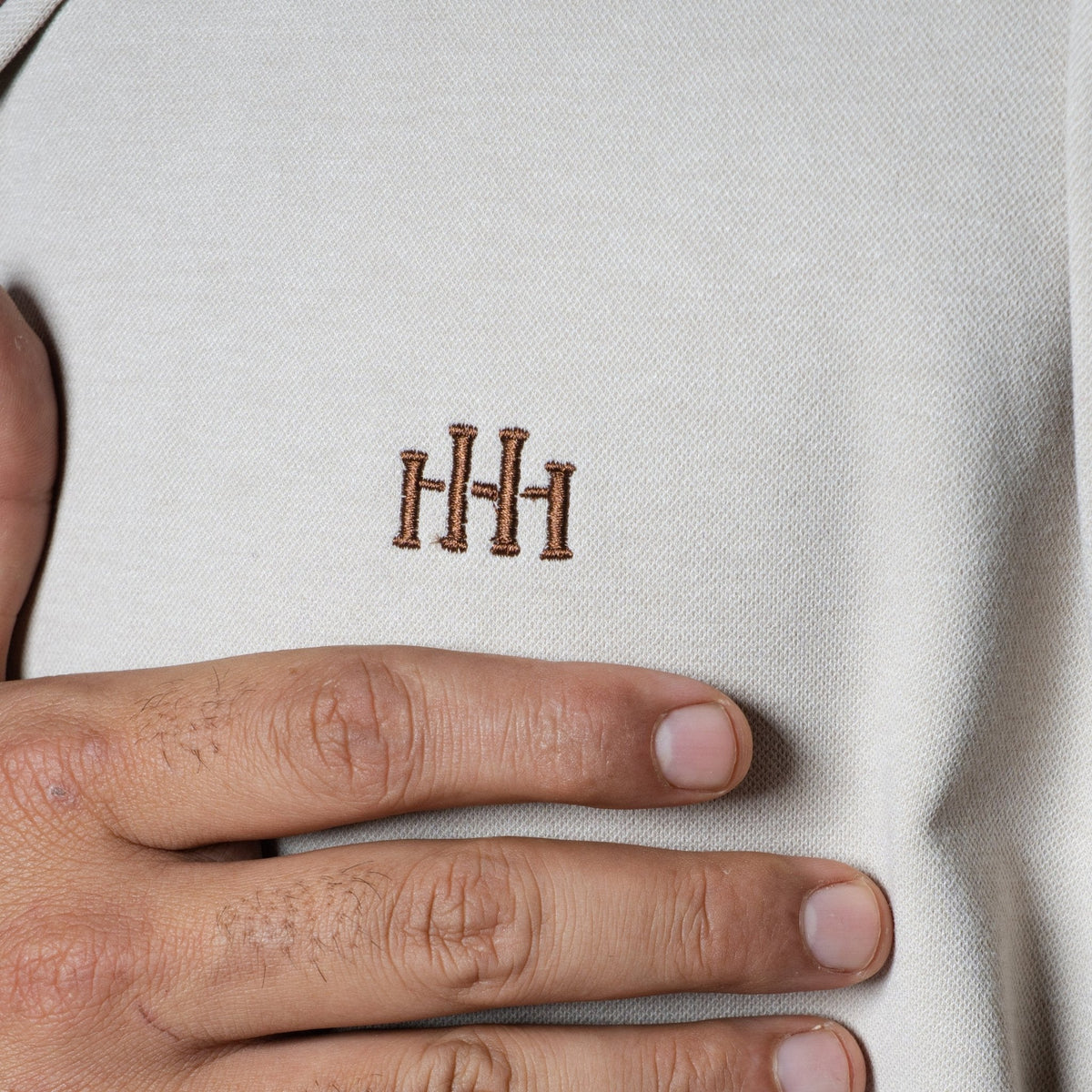 Beige Cuban Collar Shirt