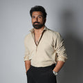 BEIGE SUEDE LASER LUXE SHIRT
