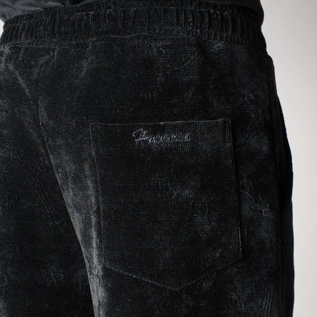 BLACK SOFTEDGE JACQUARD SWEATPANT