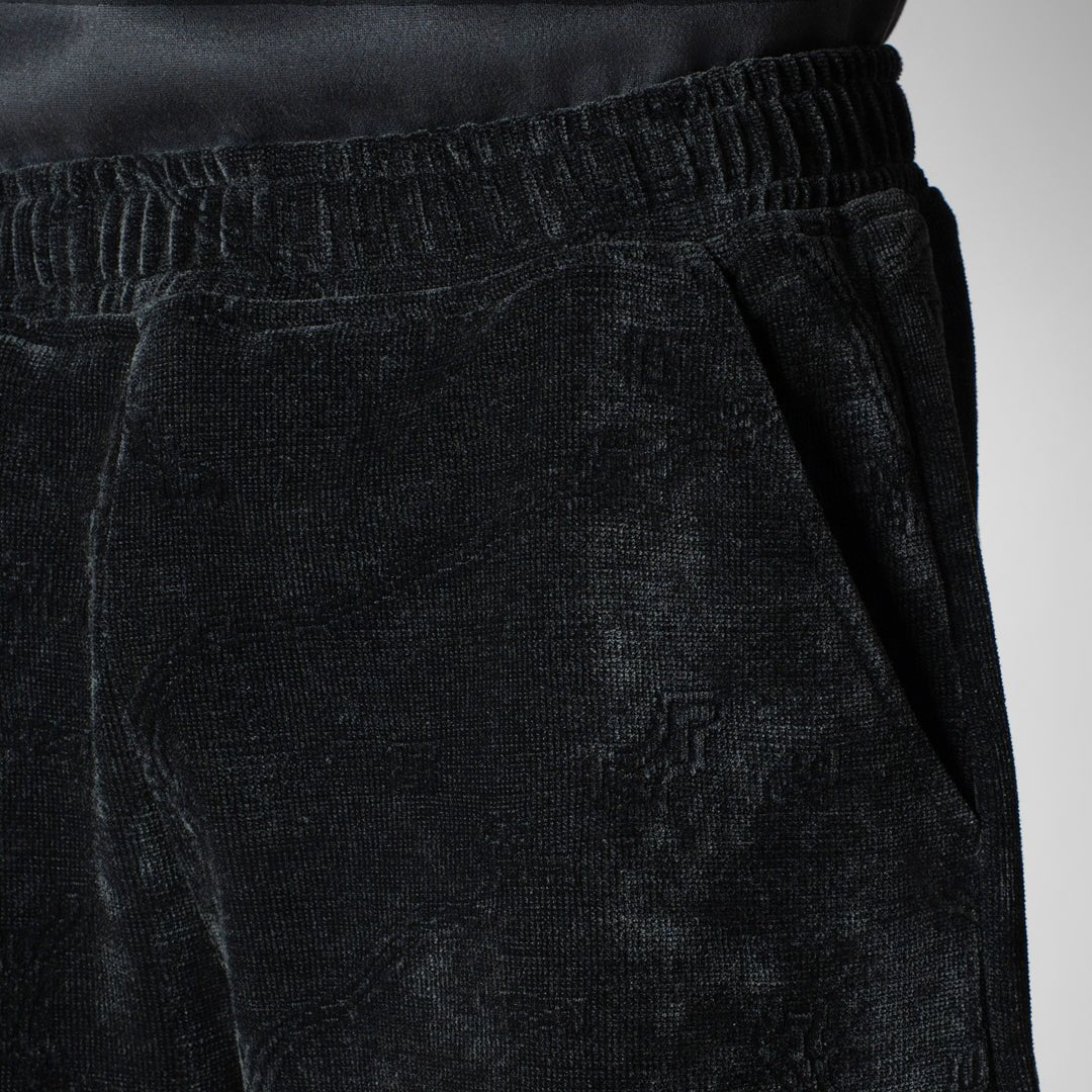 BLACK SOFTEDGE JACQUARD SWEATPANT