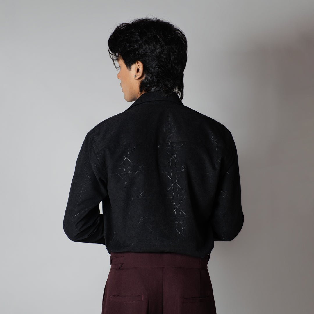 BLACKEND SUEDE LASER LUXE SHIRT