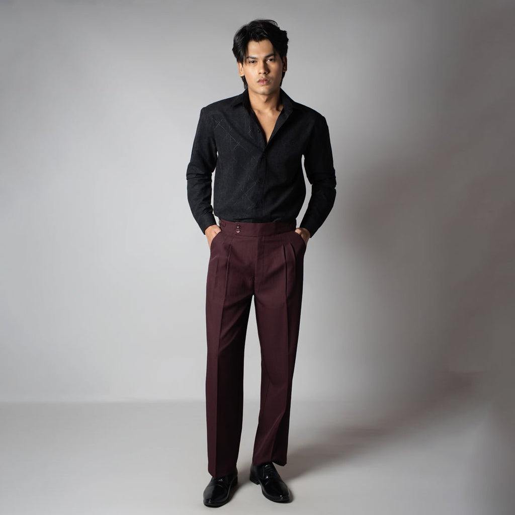 BLACKEND SUEDE LASER LUXE SHIRT