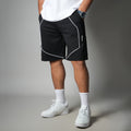 BLACK VERTEX EDGE SHORTS