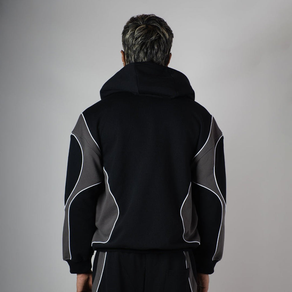 BLACKOUT SMOKELINE HEAVY ZIPPER HOODIE