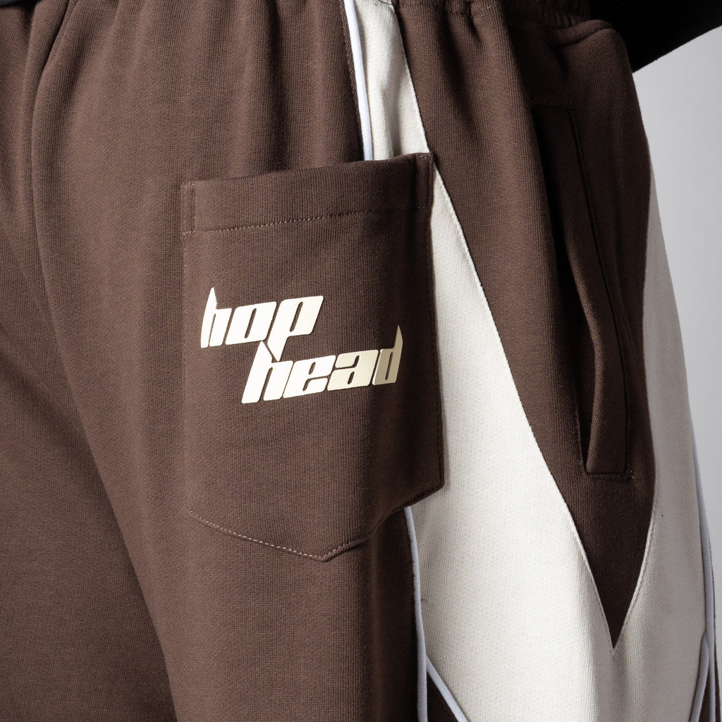 BROWN DOWNWARD ARROW SWEATPANT