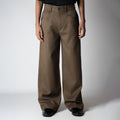 BROWN SOFTMOVE VERTICAL LINE SIGNATURE PANTS