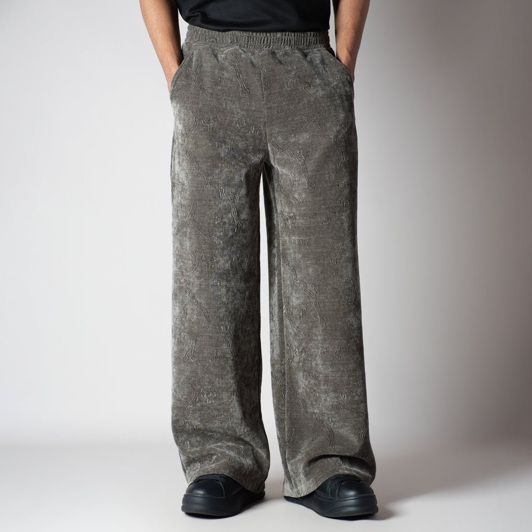 CHARCOAL SOFTEDGE JACQUARD SWEATPANT