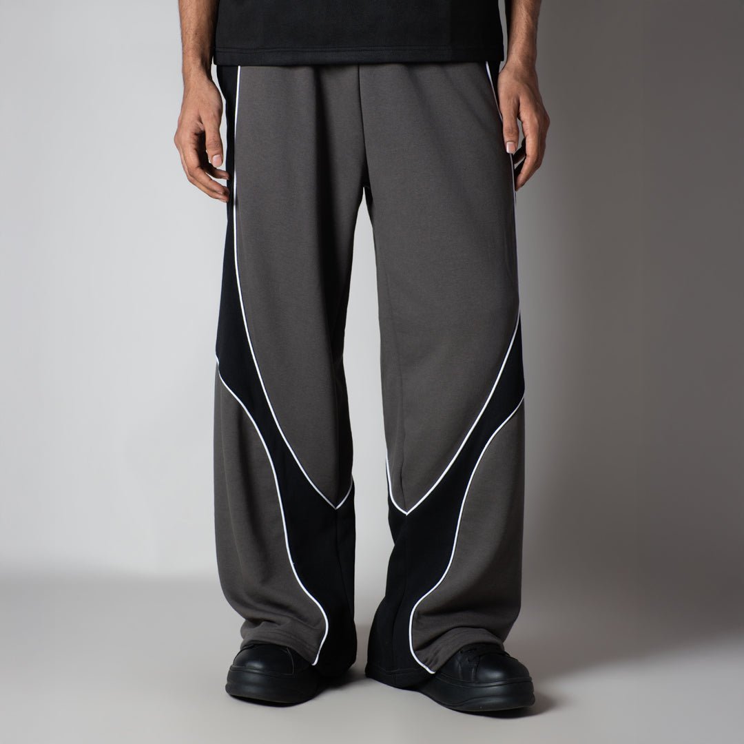 CHARCOAL HALF CIRCLE SWEATPANT