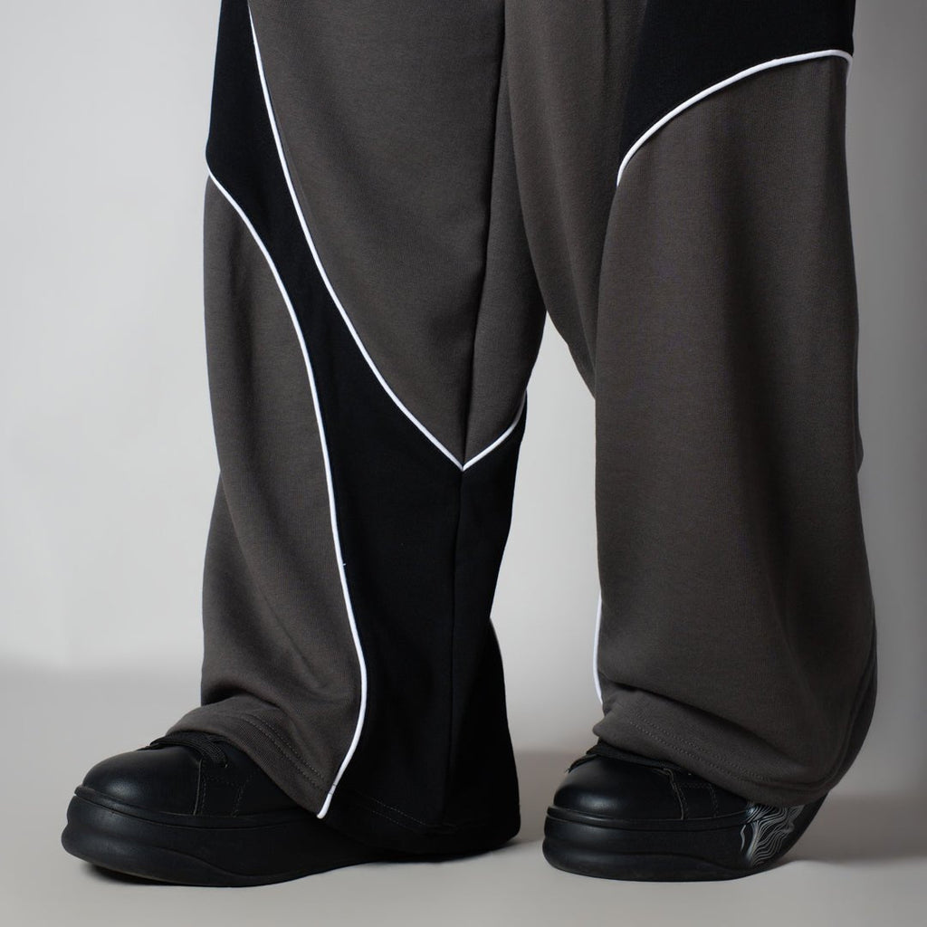 CHARCOAL HALF CIRCLE SWEATPANT