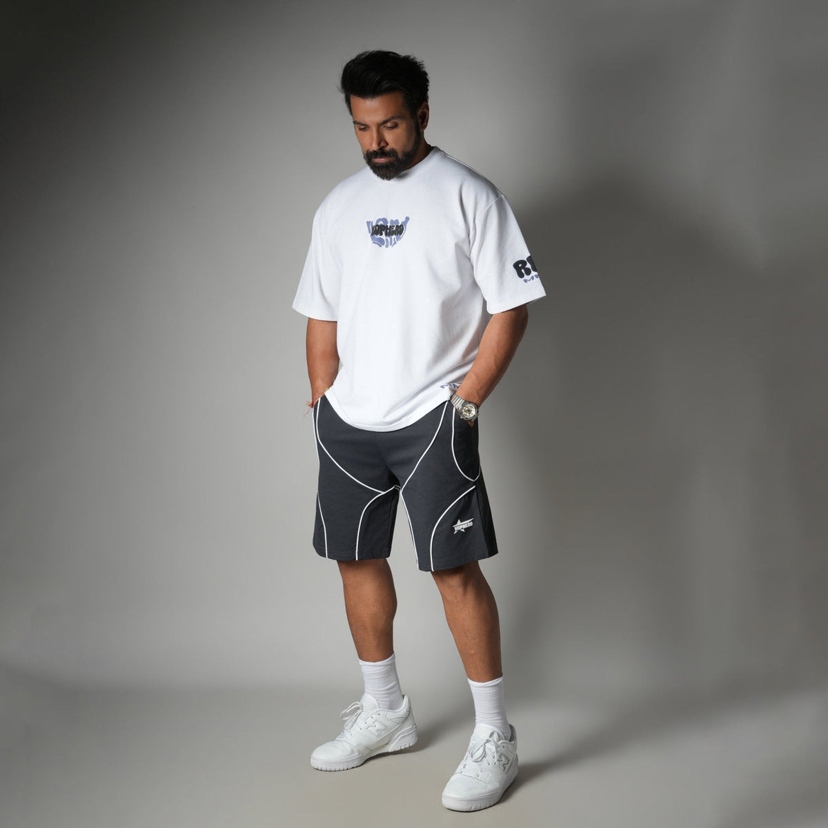 CHARCOAL VELOCITY CURVE SHORTS