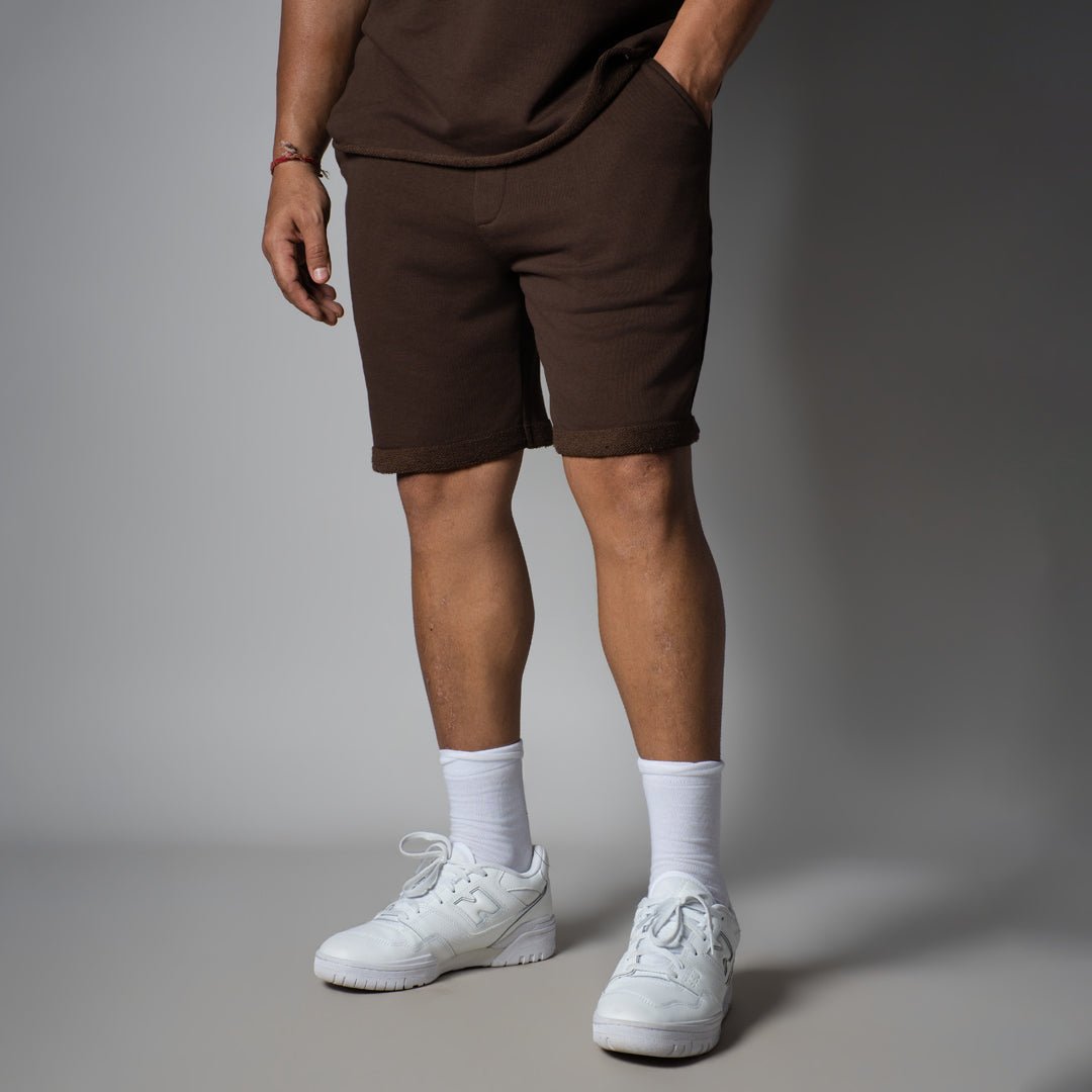 COFFEE BROWN ESSENTIAL BASIC SHORT