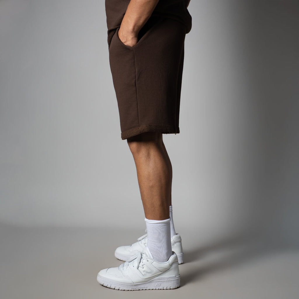 COFFEE BROWN ESSENTIAL BASIC SHORT