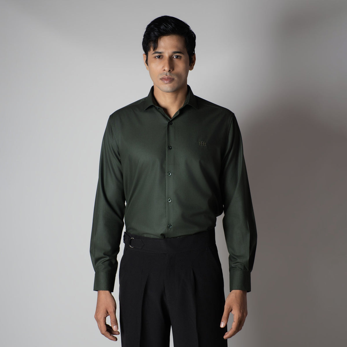 GREEN FEATHER SHIRT