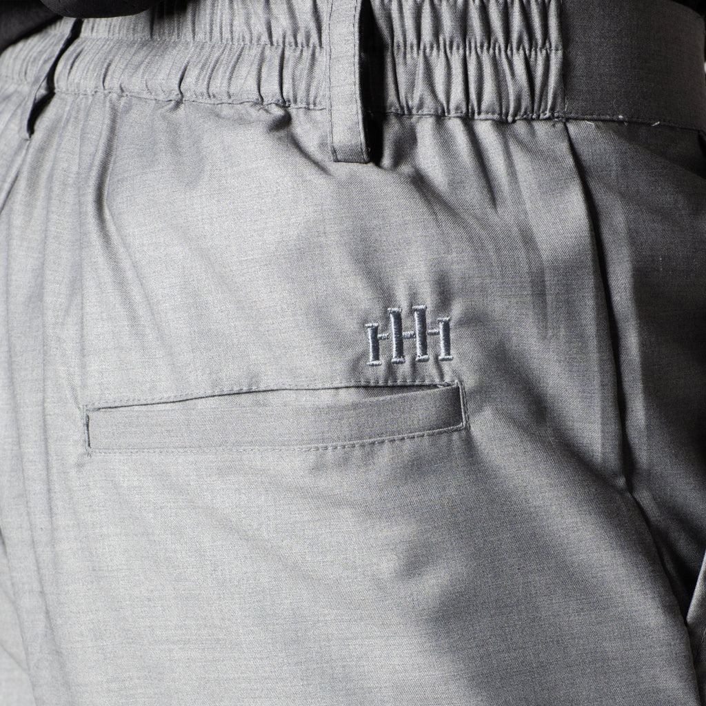 GREY MONO FIT TROUSER