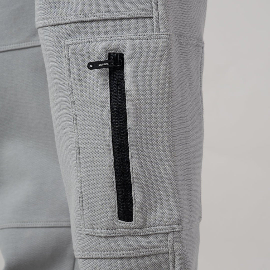 GREY ZIP POCKET SWEATPANT