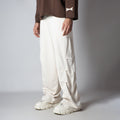IVORY FIVE TUCKS SWEATPANTS