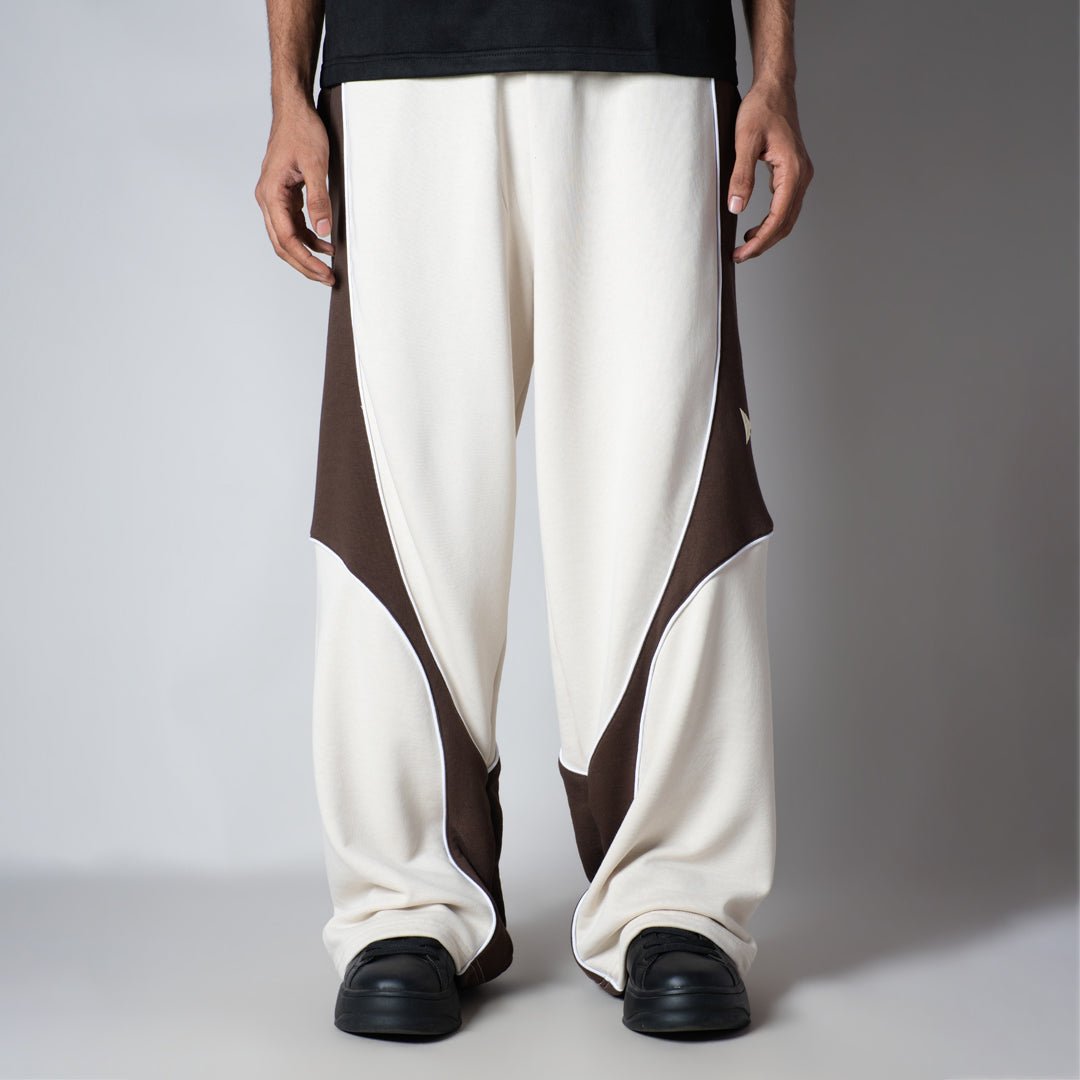 IVORY HALF CIRCLE SWEATPANT