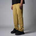 MUSTARD DRAWSTRING CARGO SWEATPANTS