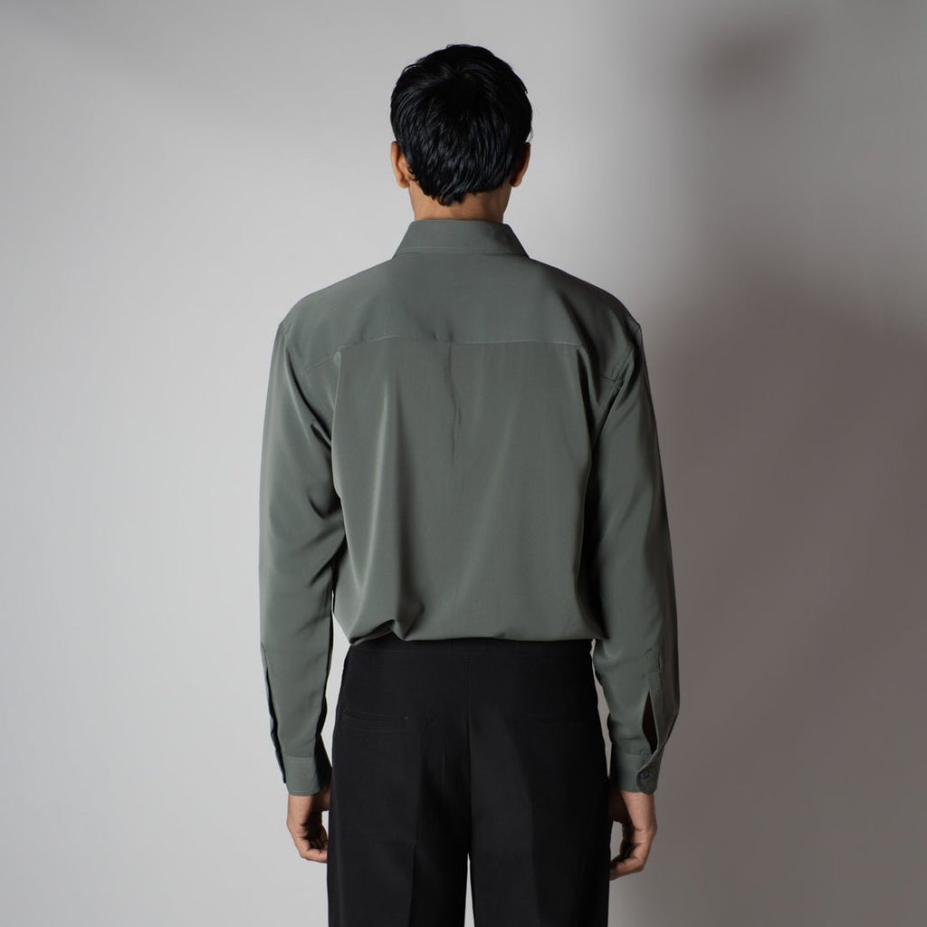 SLATE GREY KOREAN ULTRALITE SHIRT